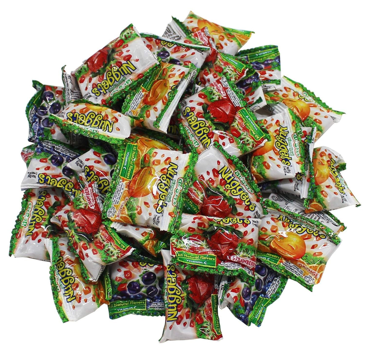 Oppenheimer USA fruit nuggets mini pouches served as on-the-go snack