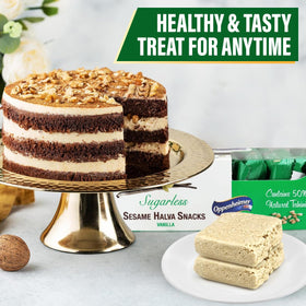 Oppenheimer USA vanilla halva bars ideal for lunchboxes.