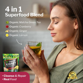 Opportuniteas Matcha Green Tea cup image, energizing flavor and focus-boosting notes