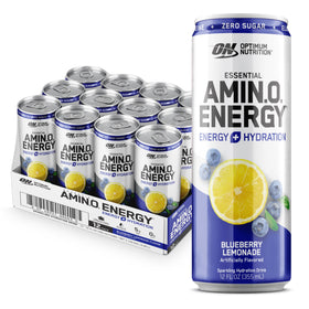 Optimum Nutrition Amino Energy Blueberry Lemonade bottle delivers on-the-go energy and hydration