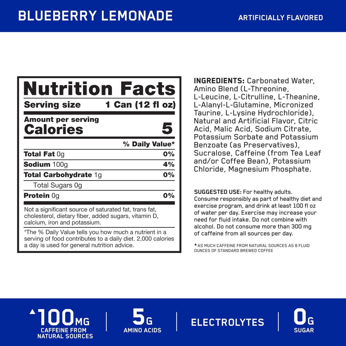 Optimum Nutrition Amino Energy Juicy Strawberry can boosts focus during workouts