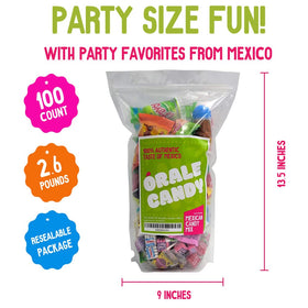 Órale Candy Salsaghetti packaging close view, fun snack option