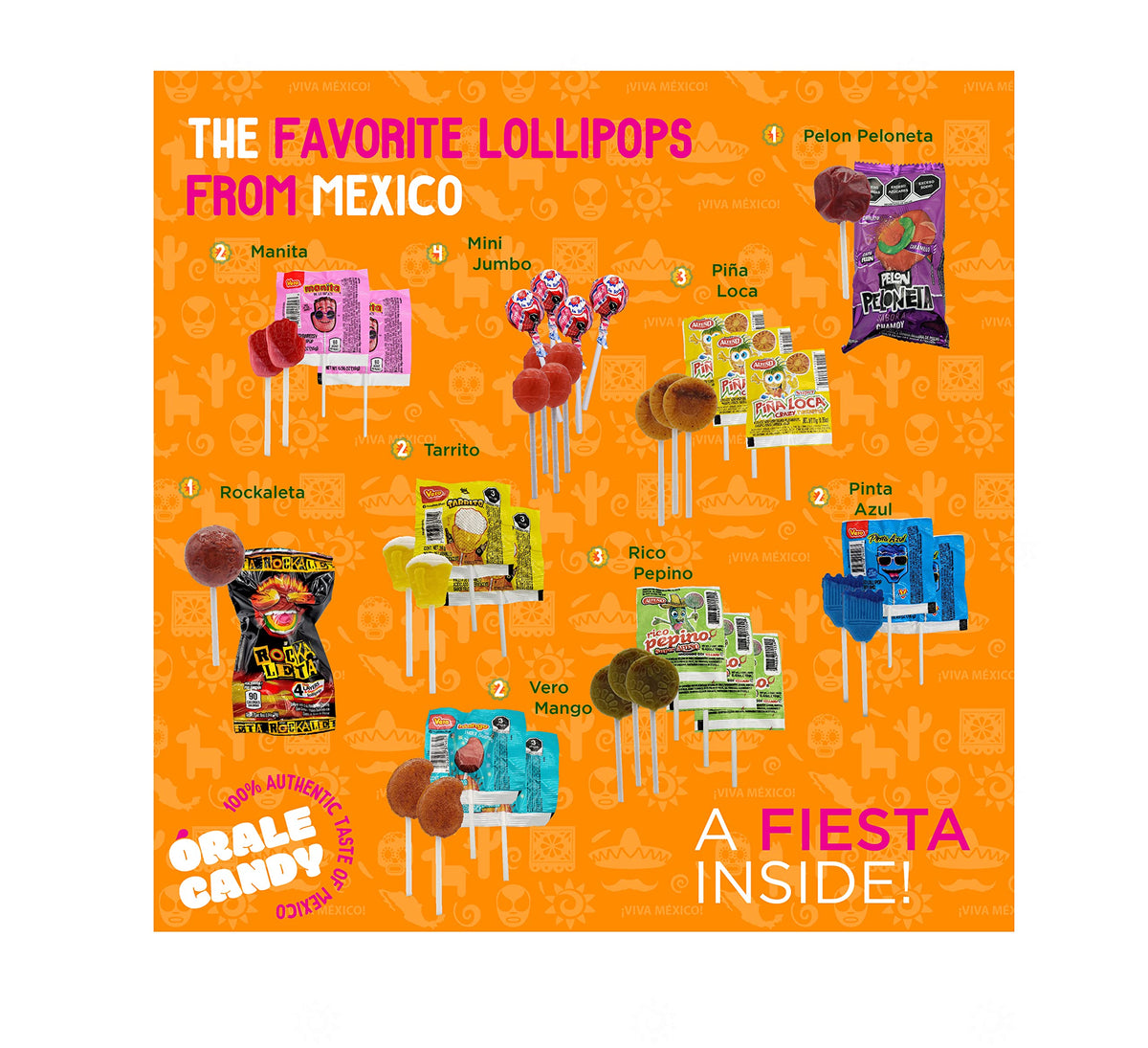 Órale Candy Vero Mango in packaging highlights tropical mango flavor