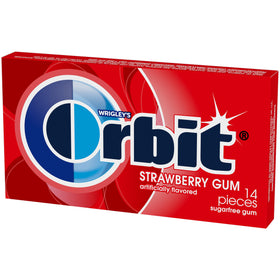 Orbit Peppermint pack close-up emphasizing bold refreshment for quick smiles.