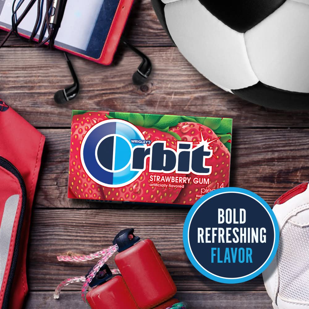 Gift idea image shows Orbit Strawberry Sugarfree Gum for stockings or baskets