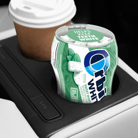 Orbit Sweet Mint gum in-car tray for fresh breath during travel.