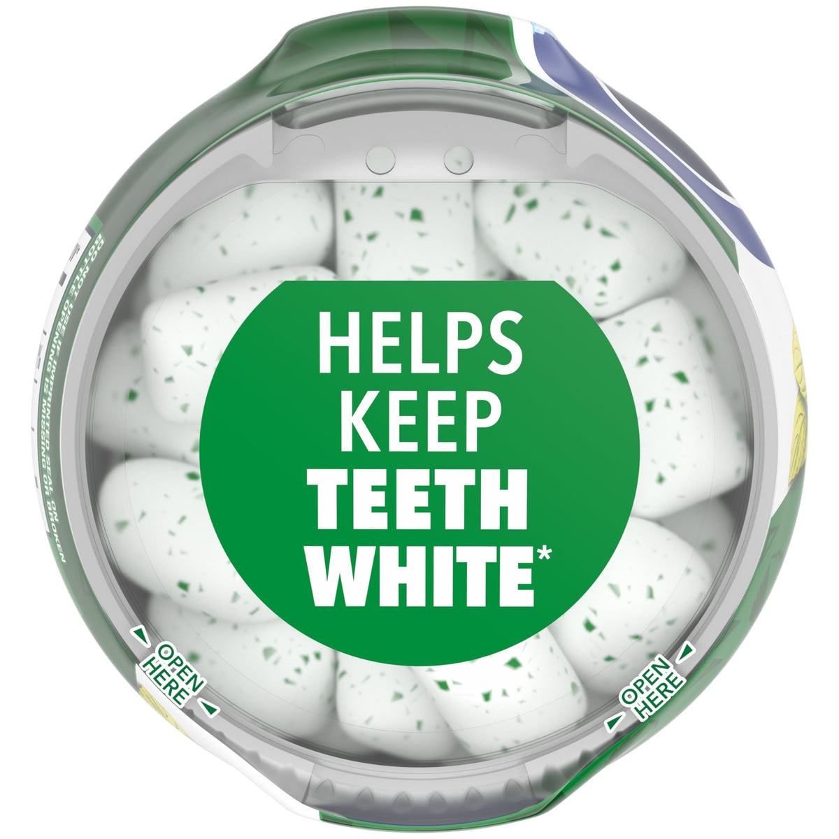 Orbit White Spearmint gum individually wrapped for sharing and portability
