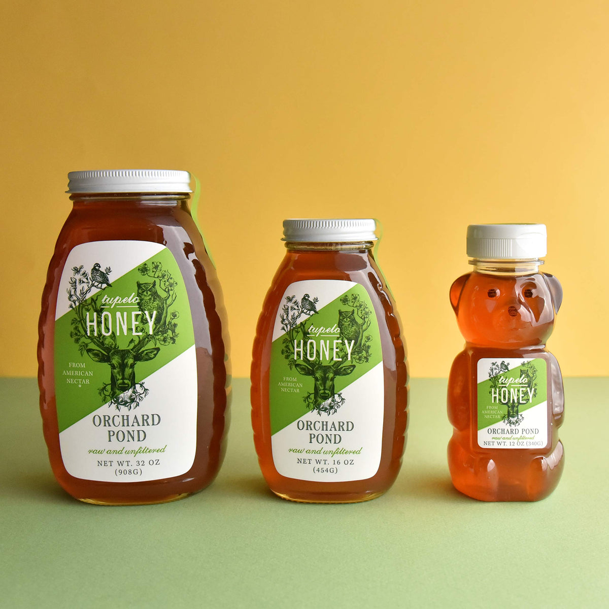 Orchard Pond Tupelo Honey gourmet-use drizzle over dessert or cheese