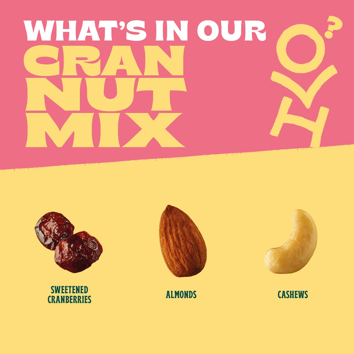 Orchard Valley Harvest Cran Nut Mix almonds close-up, crunchy texture for quick protein