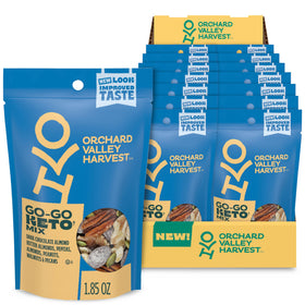 Orchard Valley Harvest Go-Go Keto Mix 14-pack front view for on-the-go snacking