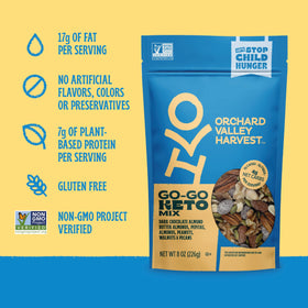 Go-Go Keto Mix gluten-free Non-GMO label visible