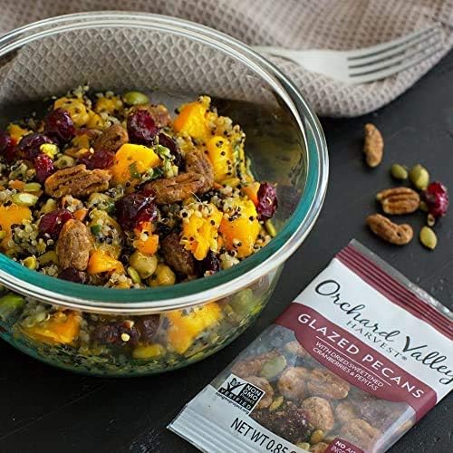 Orchard Valley Harvest label shows Non-GMO and no artificial ingredients.