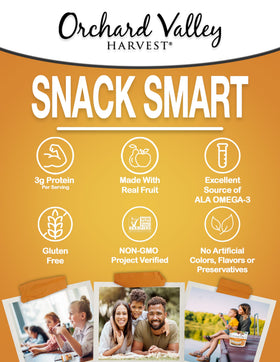 Orchard Valley Harvest Omega-3 Mix close-up of mixed nuts for healthy snacking