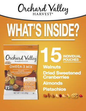 Orchard Valley Harvest Omega-3 Mix on-the-go 1-ounce pack