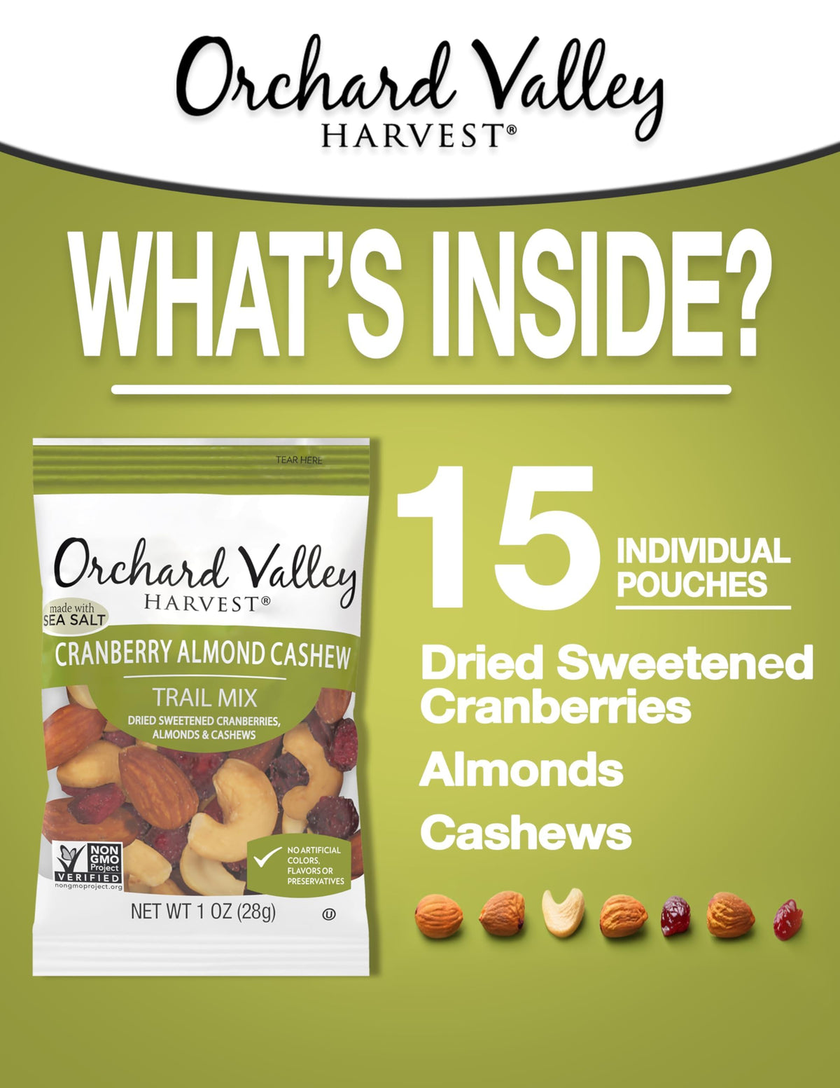 Orchard Valley Harvest on-the-go pack ready for busy days.