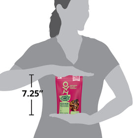 Orchard Valley Harvest resealable bag front emphasizing freshness and convenience.
