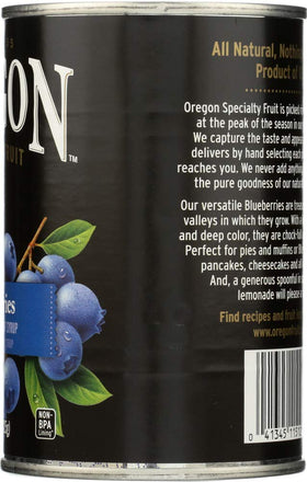Oregon Blueberries in Light Syrup served atop yogurt for a simple breakfast.
