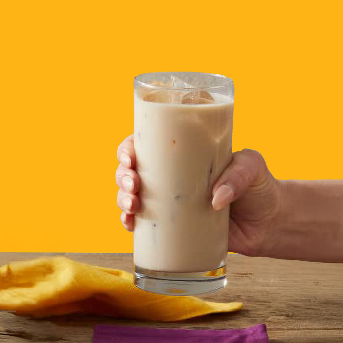 Oregon Chai Sugar Free Latte ready with hot steam and aromatic spices.