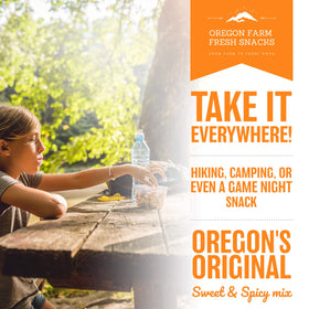 OREGON FARM FRESH SNACKS Blazing Trail snack ensemble perfect for gatherings.