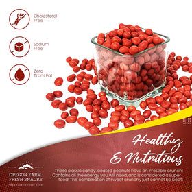 Oregon Farm Fresh Snacks snack table setup with classic candy