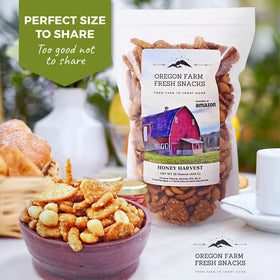 Oregon Farm Fresh Snacks butter toffee peanuts in serving bowl