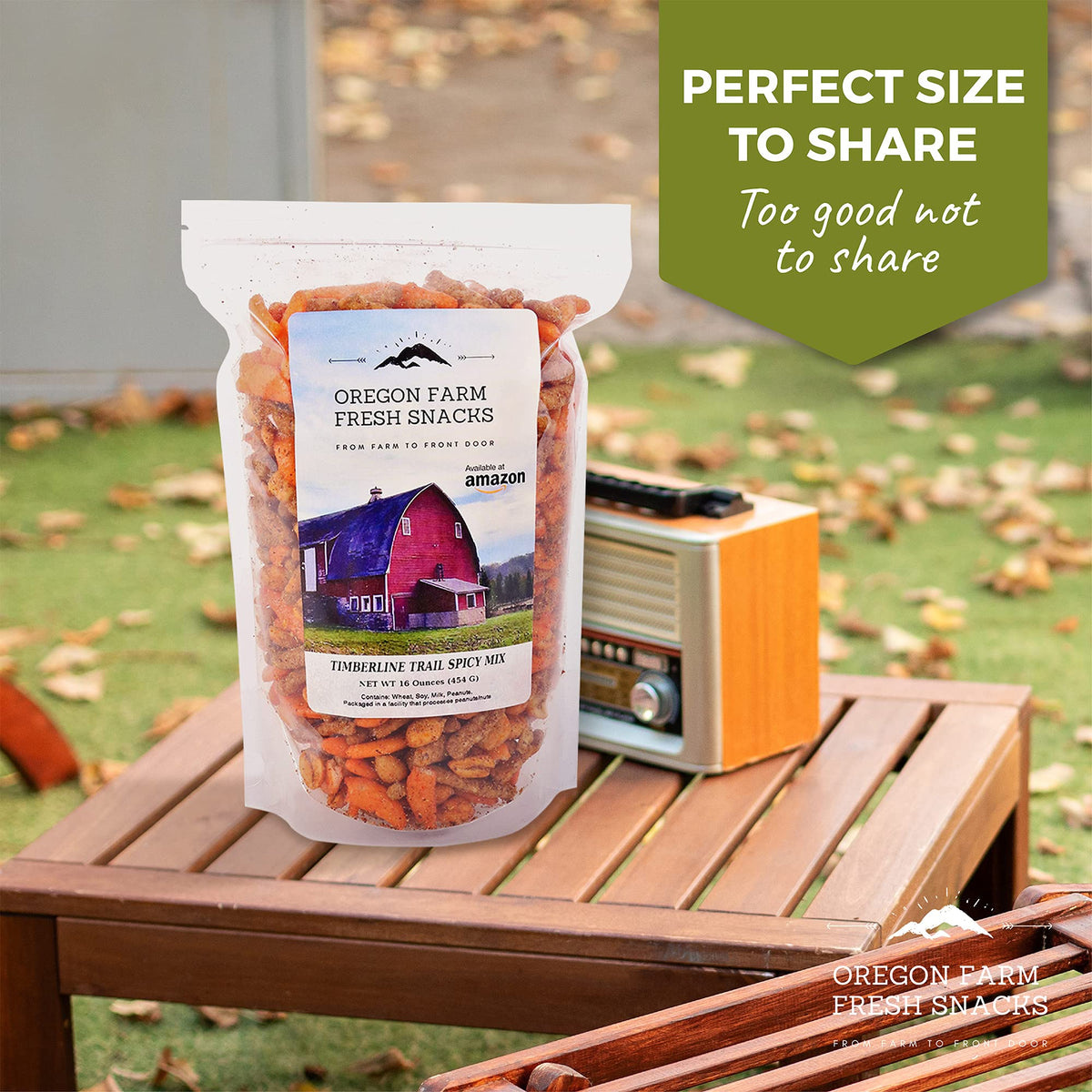 Chili crackers from Timberline Trail Spicy Mix offer crisp heat