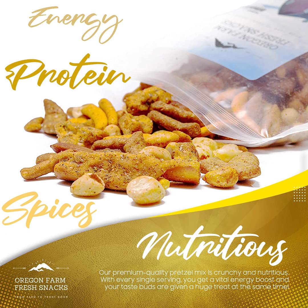 Oregon Farm Fresh Snacks Crater Lake Crunch almonds and seeds provide texture.