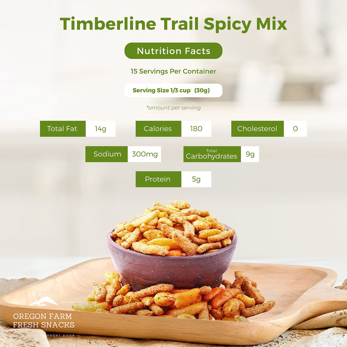 Gift-ready Timberline Trail Spicy Mix perfect for gatherings
