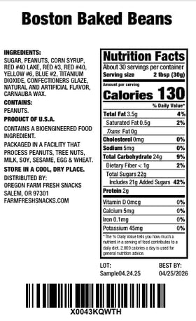 Oregon Farm Fresh Snacks USA-made candy with real ingredients