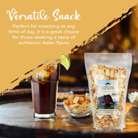 OREGON FARM FRESH SNACKS seaweed seasoning cracker closeup with umami hints