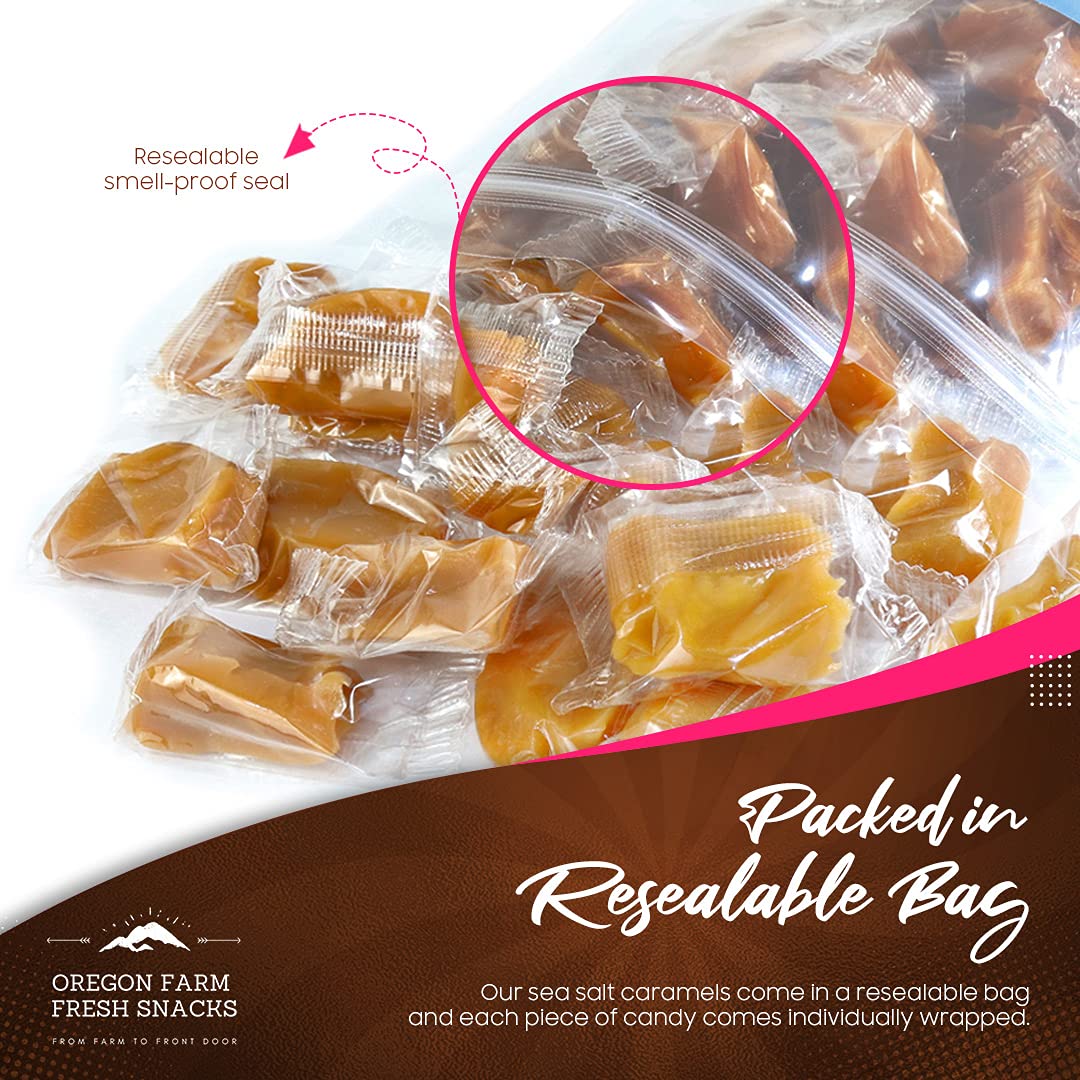 OREGON FARM FRESH SNACKS soft-chewy texture shot, ideal for sharing.