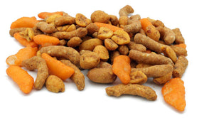 Oregon Farm Fresh Snacks Timberline Trail Spicy Mix in resealable pack highlighting bold flavors