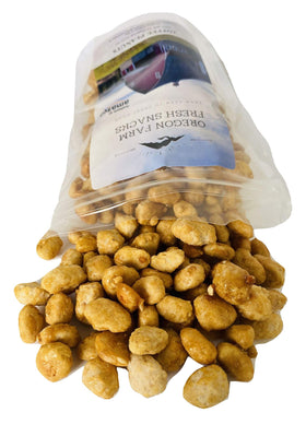 Oregon Farm Fresh Snacks Toffee Peanuts gift-ready tin conveys shareable treat potential