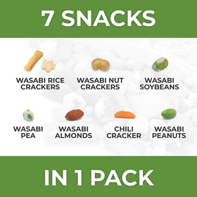 Oregon Farm Fresh Wasabi mix close-up showing bold crunch and zesty flavor