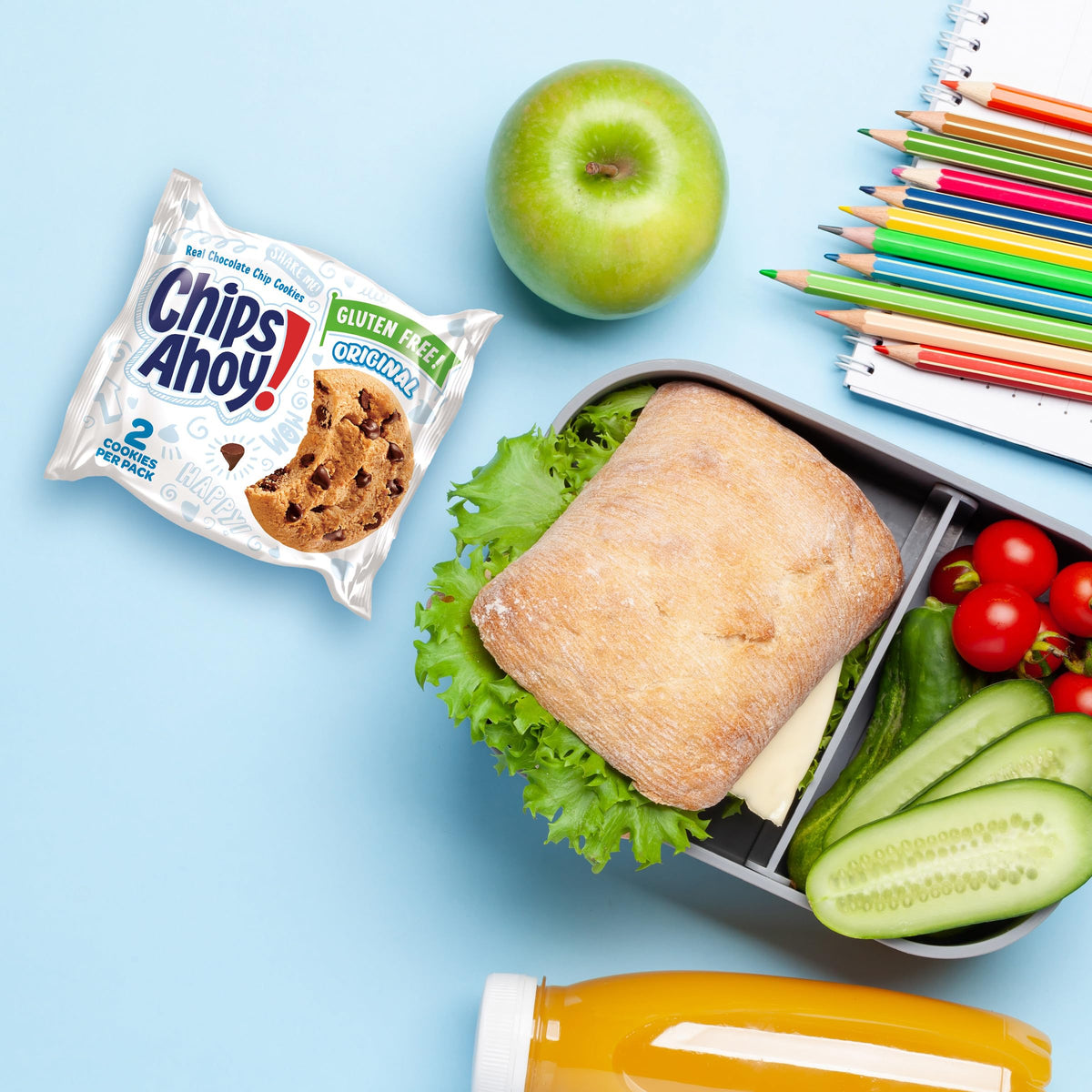 OREO CHIPS AHOY pairing with milk or ice cream