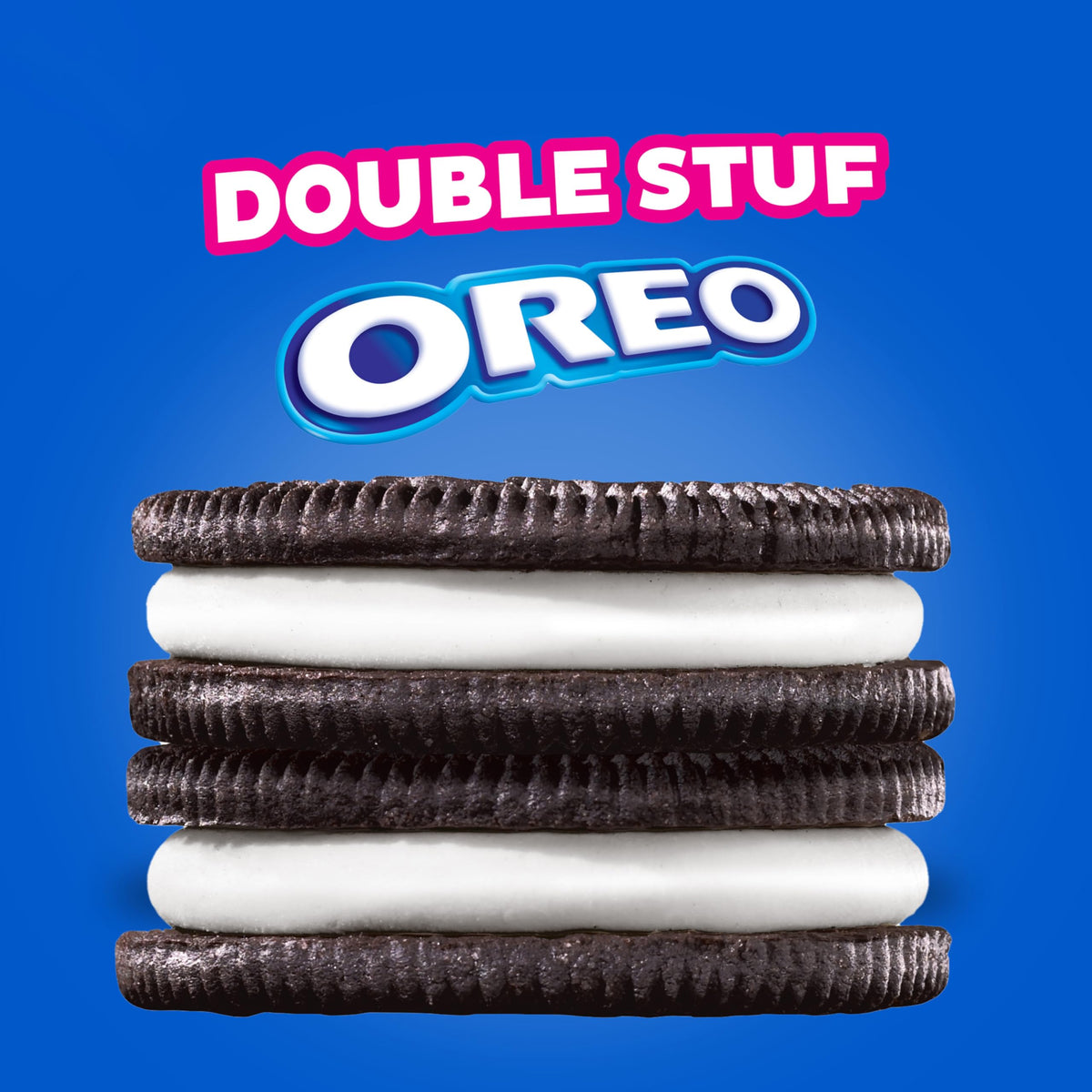 OREO Double Stuf chocolate wafers dunkable scene with milk
