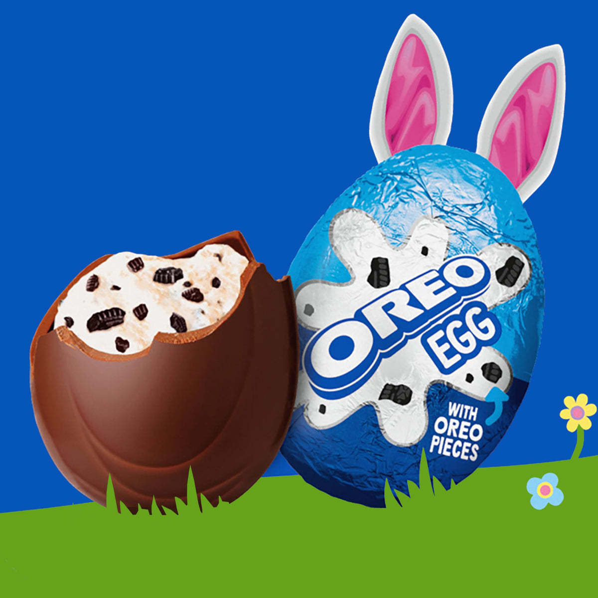 OREO Creme Filled Easter eggs hunt-ready treat for spring celebrations.