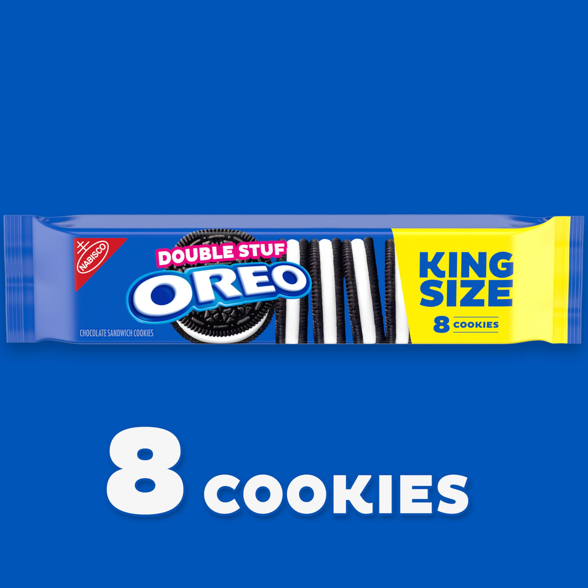 OREO Double Stuf creme filling closeup highlights extra creme for dunking