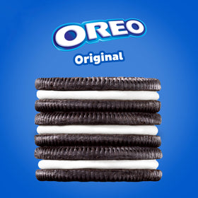 OREO cookies dunkable in milk for a simple, comforting treat.