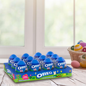 Oreo Easter egg hunt display showing hidden treats for kids