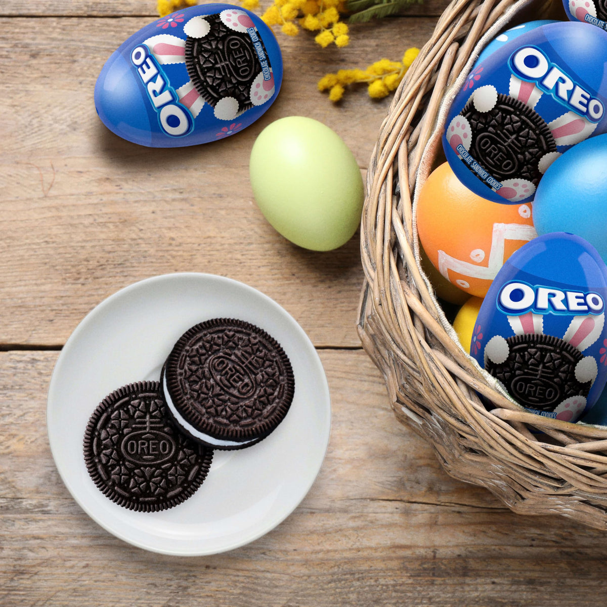 Oreo Easter eggs bulk packaging on display for easy Easter prep