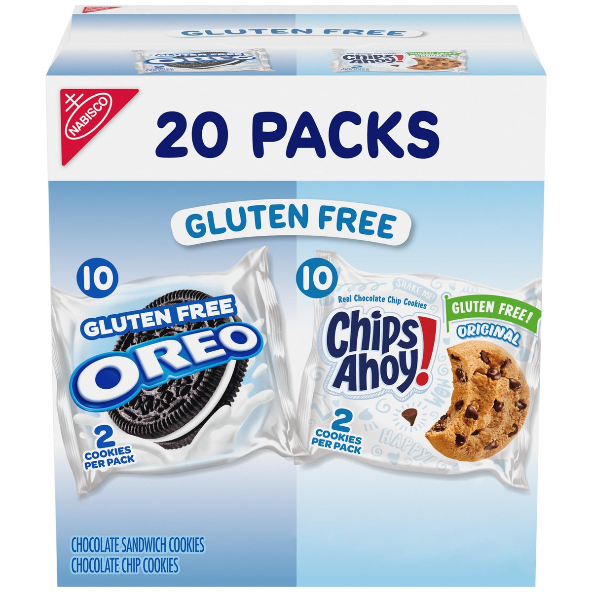 OREO gluten free chocolate sandwich cookies with real cocoa and creme