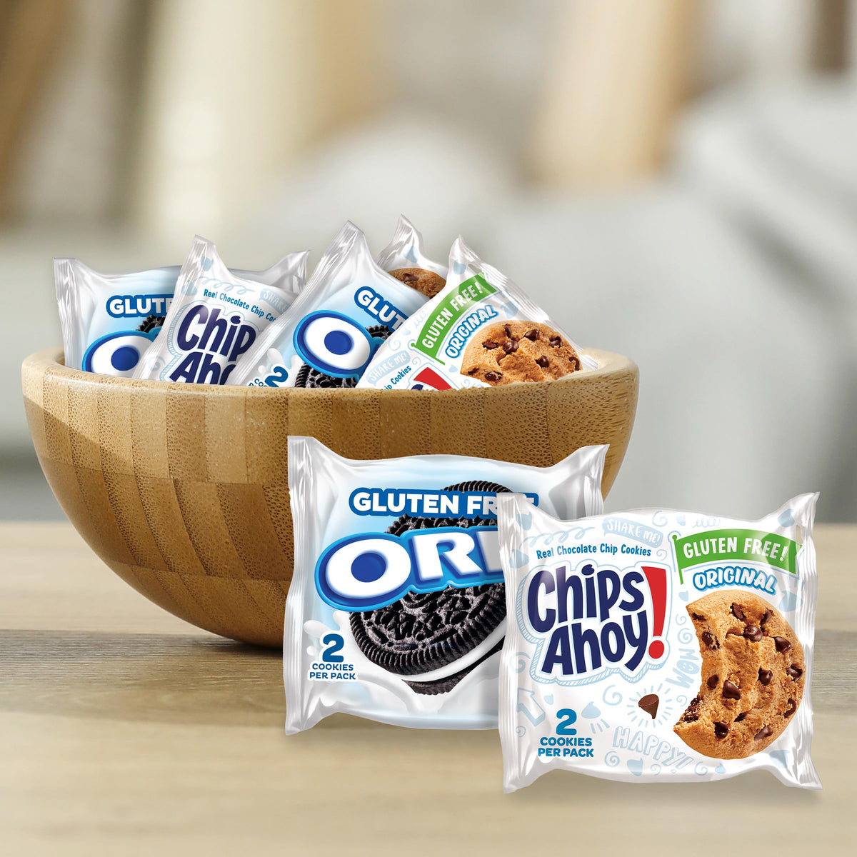 OREO cookie detail showing real cocoa and creme