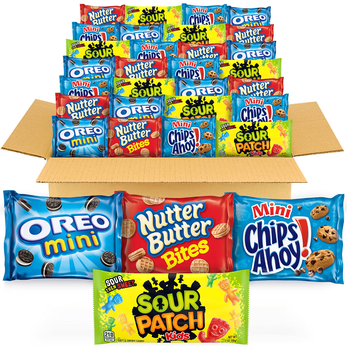 OREO mini cookies pack visible, perfect bite-sized treat for on-the-go snacking.