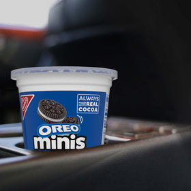 OREO Minis kosher-certified label reassuring snack buyers and event planners.