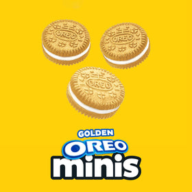 Bulk packaging of OREO Minis Golden Sandwich Cookies varies by batch.