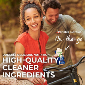 Orgain Clean Protein Shake nutrition facts panel highlighted for quick review