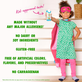Orgain Kids shake Chocolate ready-to-drink bottle for busy mornings.
