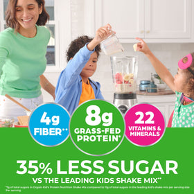 Orgain Kids Protein Shake batter ready-to-bake into muffins for a nutritious breakfast.
