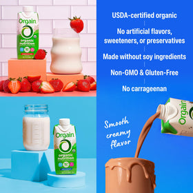 Orgain on-the-go nutrition pack showing portable meal solution